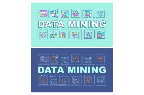 Data Mining Word Concepts Banner Set: A Strategic Tool for Enhanced Communication and Decision-Making