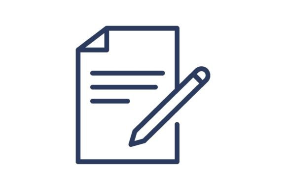 Document with Pen Icon Vector Isolated D: A Versatile Design Element for Modern Documentation