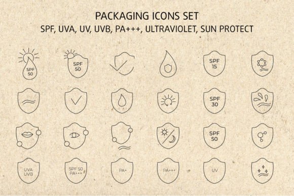 Enhance Your Brand with the Sun Protection Icon Set: A Versatile Tool for Modern Design