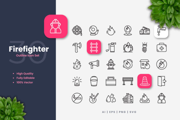 Enhance Your Projects with Fire Fighter Icons