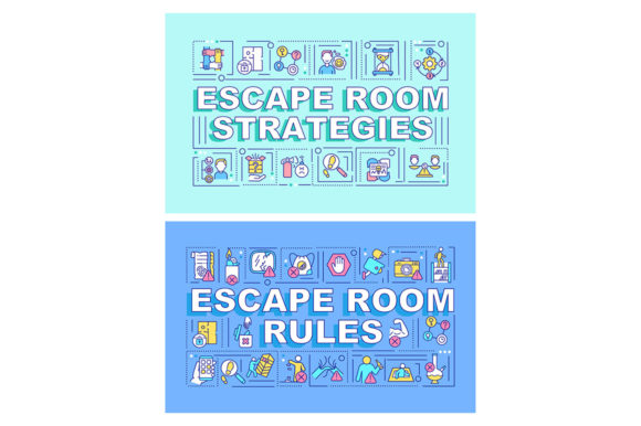 Enhancing Your Escape Room Experience with the Escape Room Word Concepts Banner Set