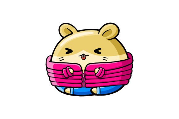 Explore Cute Hamster Character Winter Vector 02