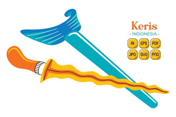 Explore Keris in Flat Design Style