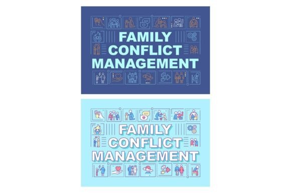 Family Conflict Svgconcepts Banner Set: A Visual Toolkit for Resolving Problems