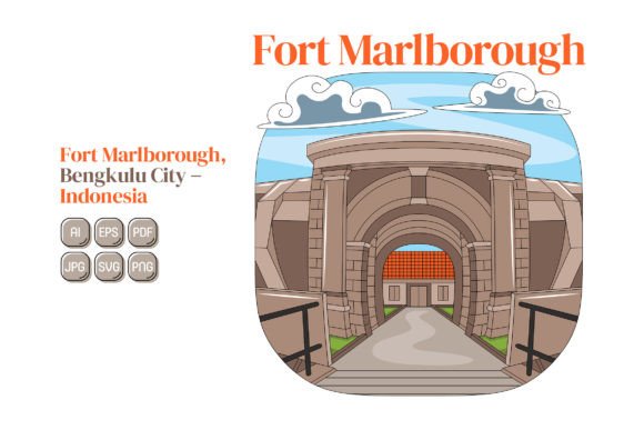 Fort Marlborough Vector Illustration: A Versatile Tool for Creative Projects