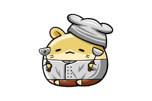 Unlock Your Creative Potential with the Cute Hamster Chef Profession Vector